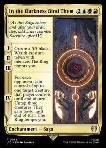 In the Darkness Bind Them 58 R LTC The Lord of the Rings MTG - Picture 1 of 1