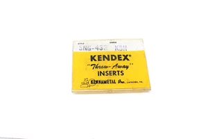 Kennametal SNG 433 Kendex K5H Grade Carbide Turning Inserts, 6 Pc. New, USA. - Picture 1 of 6