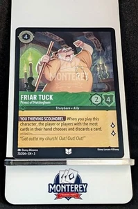 FRIAR TUCK Priest of Nottingham FOIL INKDOT NM-MINT Disney Lorcana EN3 - Picture 1 of 3