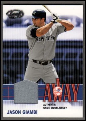 2004 Leaf Home/Away Jerseys #5A Jason Giambi AWAY Jersey YANKEES - NM-MT - Image 1 of 2