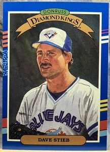 DONRUSS DIAMOND KINGS DAVE STIEB NO 1.
