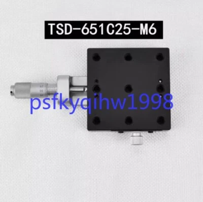 1 PCS Opto Sigma TSD-651C25-M6 X-Achse manuelle 65X65 Kamera Verstelltisch - Image 1 of 3