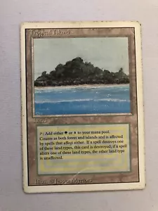 Tropical Island - Revised Edition - Magic The Gathering - MTG - PO Condition - Picture 1 of 2