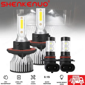 Kit de luces antiniebla + haz alto/bajo LED para Ford F150 F250 F350 2005 2006-2014 - Imagen 1 de 18