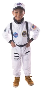 NASA Astronaut Suit Child Apollo 11 White Costume Space - Picture 1 of 1