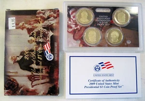 2009 United States Mint Presidential One Dollar Coin Proof Set (#528A) - Picture 1 of 2