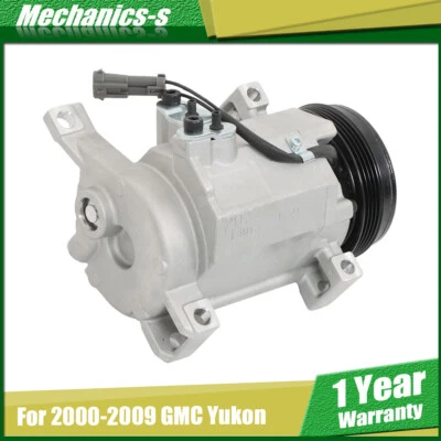 Compresor de aire acondicionado con embrague para Chevrolet Suburban 2500 2000 2001 2002 03-4708 Foto 1 de 4