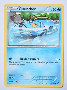 Clauncher 33/114 (NM, Pokemon Card, XY, Steam Siege, 2016, Water, Common) - Picture 1 of 2