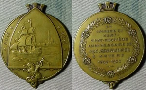 Medal : 1922 Belgium G & C Kreglinger 125th Anniversary 63x50 mm, BR IRTM3101 - Picture 1 of 1