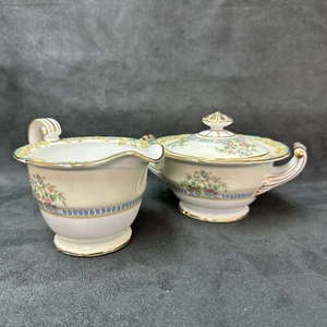 ❤ Juego de crema y azúcar con tapa Noritake GLENLEA - Imagen 1 de 10