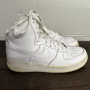 Nike Air Force 1 High White Size 9 Mens Sneakers Shoes 315121-115 - Picture 1 of 13