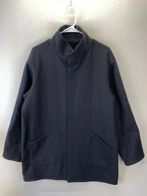 Abrigo de poliéster negro para hombre Giorgio Armani talla 50 XXL Foto 1 de 4