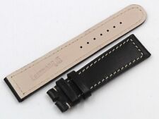 Watch Strap Eberhard Sports Spare Parts Lug 0 27/32in Black Leather Buckle New