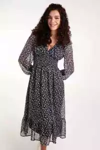 Abito blu vaniglia con scollatura in vita blu navy taglia XL nuovo con etichette - Foto 1 di 4