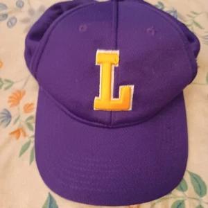 MLB Baseball Mütze lila mit gelbem Buchstaben "L" selten - Bild 1 von 4
