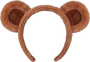 Brown Bear Ears Headband, Bear Headband, Arthur Costume, Cute Headband Animal He - Picture 1 of 12