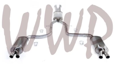 Sistema de escape CatBack de acero inoxidable para arañazos y abolladuras 15-16 Hyundai Genesis 5,0 L sedán Foto 1 de 2