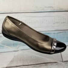 faded glory women's buckle toe flat