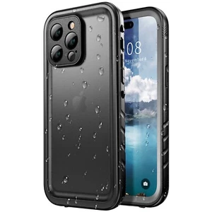 Waterproof Cover For iPhone 14 13 15 11 Pro Max Shockproof Case Screen Protector - Photo 1 sur 10
