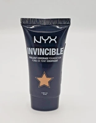 NEW NYX Invincible Fullest Coverage Foundation 0.85fl oz INF01 IVORY - Image 1 of 2