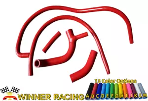 KIT MANGUERA RADIADOR Y CALENTADOR DE SILICONA PARA AUSTIN/ROVER MINI 850/1000/1100 -1990 ROJO - Imagen 1 de 5