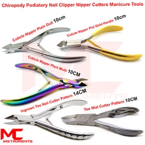 Manicure Pedicure Kits Chiropody Thick Nail Nipper Clipper Cutter Professional - Picture 1 of 13