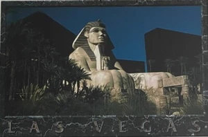 Luxor Hotel Casino Las Vegas Nevada Postcard Sphinx 1998 - Picture 1 of 2