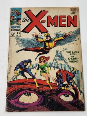 Uncanny X-Men 49 1st App Lorna Dane & Mesmero Steranko Cover Silver Age 1968 - Image 1 of 4