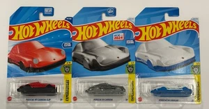 Hot Wheels Porsche 911 Carrera Key Chain Recolor Mix Lot of 3 - NEW - Picture 1 of 7