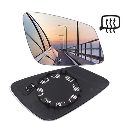 Rechts Beifahrerseite Außenspiegel Spiegelglas Beheizbar für BMW 1er 3er 5er X1 - Bild 1 von 4