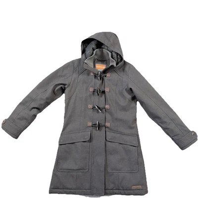 Abrigo de Lona Merrell Opti-Warm Cremallera Completa Botón Palanca Acolchado Para Mujer XS Marrón Foto 1 de 4