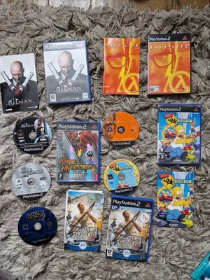 sony ps2 games bundle Simpsons: Hit & Run, hitman, Half life duel masters ⭐️⭐️⭐️ - Image 1 of 4