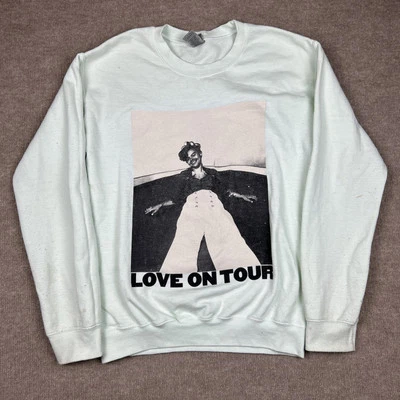 Sudadera Harry Styles Love On Tour Talla Adulto Pequeña One Direction Verde Crew Foto 1 de 4
