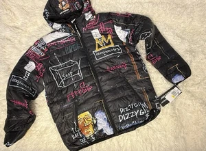 Jean-Michel Basquiat x Members Only Alchemy Puffer Jacket Men’s Size Medium NWT  - Picture 1 of 6