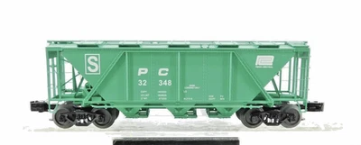 WEAVER 3-RAIL PENN CENTRAL H30 COVERED HOPPER CAR! O SCALE W/ DIE CAST TRUCKS - Image 1 of 4
