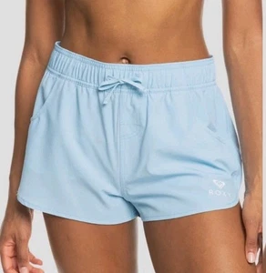 Designer ROXY Wave 2" Women’s board shorts Size 8 Small Pale Blue - Picture 1 of 12
