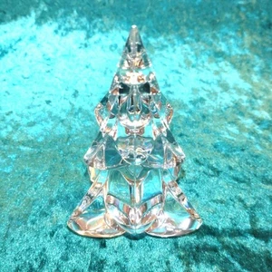 Baccarat verschneiter Weihnachtsbaum klar Figur Kristall H13cm mit Box - Bild 1 von 19