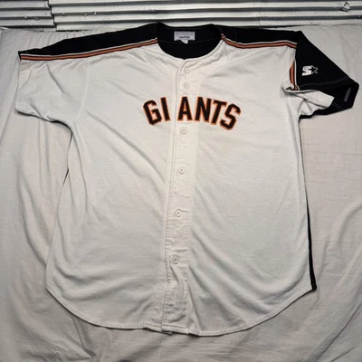 Vintage San Francisco Giants Jersey Mens 2XL Black MLB Baseball Starter 90s - Image 1 of 4
