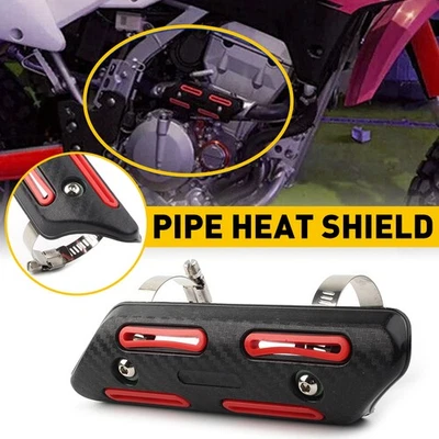 Head Pipe Heat Shield For 2005-22 KTM 250 350 450 SXF 500 EXC-F Guard Cover Red - Image 1 of 4
