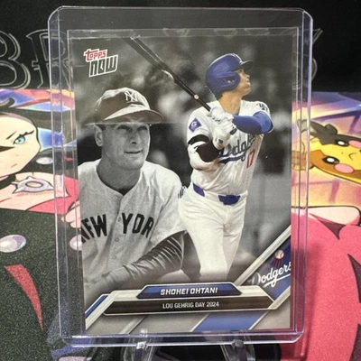 Shohei Ohtani 2024 Topps NOW Lou Gehrig Day #LGD-26 — 第 1/2 张图片