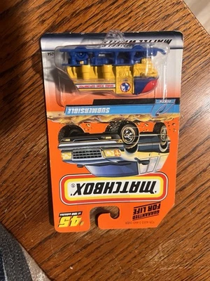 Matchbox 1998 - Mattel Wheels - Ocean Submersible - #45/100 (Unopened) - Image 1 of 2