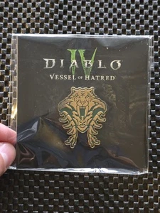 Blizzard Diablo 4 IV Vessel Of Hatred Pin Badge Rare Gamescom Gift Battle.Net - Bild 1 von 6