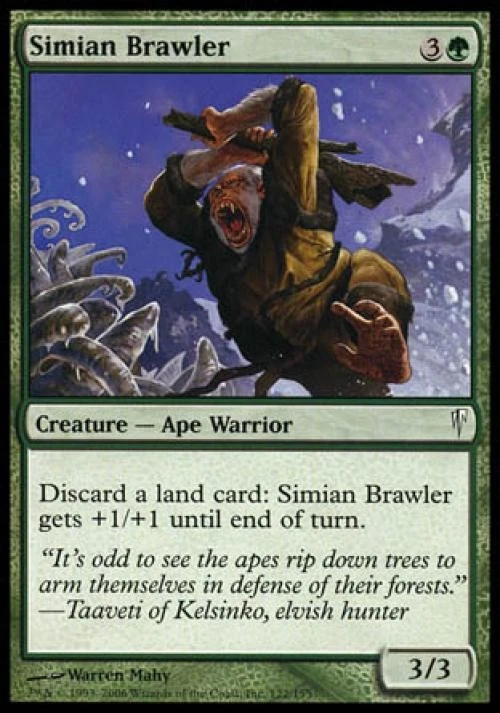 Simian Brawler -Foil Light Play MTG Coldsnap - Image 1 of 1