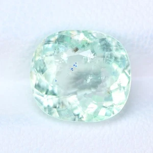 ICA Certified 100% Natural PARAIBA TOURMALINE 2.66Ct Neon Bluish Green Cushion - Picture 1 of 8