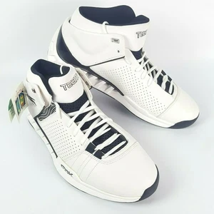 New Reebok Basketball Men's Shoes ATR FLU 801 White & Black Size US 10.5 EUR 44 - Picture 1 of 12