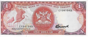 Billete de 1 dólar Trinidad y Tobago (79,02) sin circular - Imagen 1 de 2
