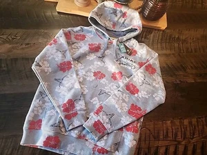 NWT MENS ARIAT FLORAL WESTERN ALOHA HOODIE SMALL #162 - Picture 1 of 6