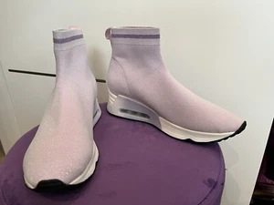 Ash Donna Sneaker Knit, Größe 38 in flieder mit Glitzer - Bild 1 von 5