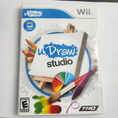 U Draw Studio Nintendo Wii Game + Manual Free Shipping - Image 1 of 4