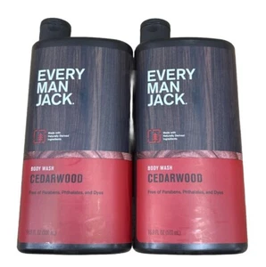 Every Man Jack Body Wash Cedarwood Scent (Pack Of 2) 16.9 fl oz - Picture 1 of 2
